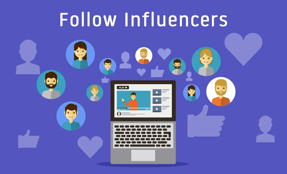 follow influencers